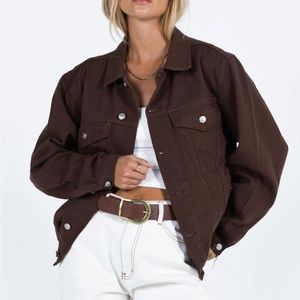 Brown Denim Jacket